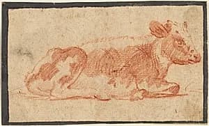 Cow by Johann Heinrich Roos (German, 1631–1685)