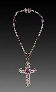 Cross Pendant by Frances Barnum (American)
