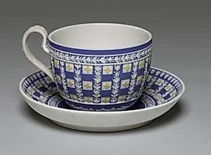 Cup and Saucer by Wedgwood Factory (British)