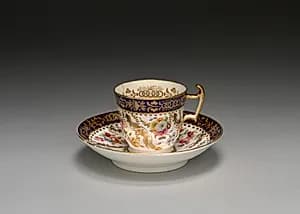 Cup and Saucer by Spode Factory (British)