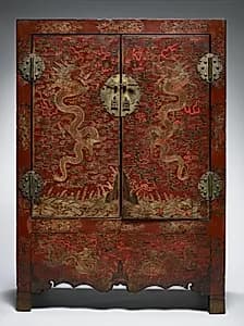 Cupboard of a Double Cabinet by Unknown Artist