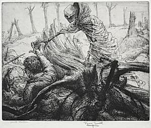 Dance of Death: Death Forbids by Percy John Delf Smith (British, 1882–1948)