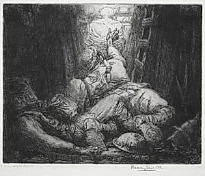 Dance of Death: Death Refuses by Percy John Delf Smith (British, 1882–1948)