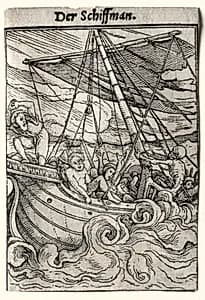 Dance of Death:  The Sailor by Hans Holbein the Younger (German, active England and Switzerland, 1497/98–1543)