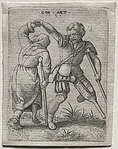 Dancing Cripples by Cornelis Massys (Flemish, 1510/11–1556/57)