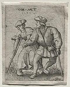 Dancing Cripples by Cornelis Massys (Flemish, 1510/11–1556/57)