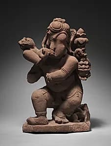 Dancing Ganesha by Unknown Artist