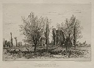 Dans les Champs de Cénon by Maxime Lalanne (French, 1827–1886)