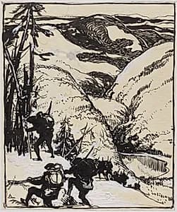 Dans les Vosges by Auguste Louis Lepère (French, 1849–1918)