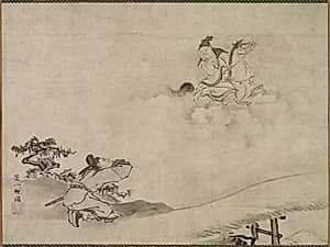 Daoist Immortal by Hanabusa Itchō (Japanese, 1652–1724)