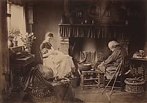Dawn and Sunset by Henry Peach Robinson (British, 1830–1901)