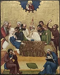 Death of the Virgin by Master of Heiligenkreuz (Austrian)