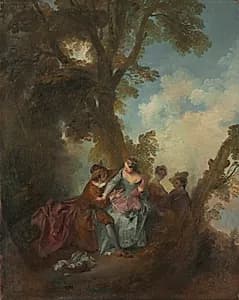 Declaration of Love by Nicolas Lancret (French, 1690–1743)