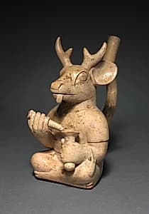 Deer-Headed Figure Vessel by Unknown Artist