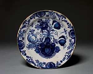 Delftware Plate by Unknown Artist