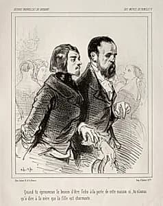 Des Mères de Famille! by Paul Gavarni (French, 1804–1866)