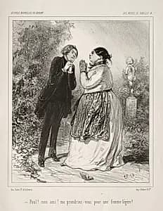 Des Mères de Famille! by Paul Gavarni (French, 1804–1866)