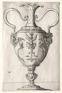 Design for a Vase by Virgilius Solis (German, 1514–1562)