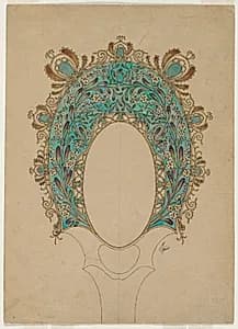 Designs for a Hand Mirror by Félix Bracquemond (French, 1833–1914)