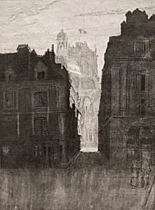 Dieppe, La Rue Notre Dame by Walter Sickert (British, 1860–1942)