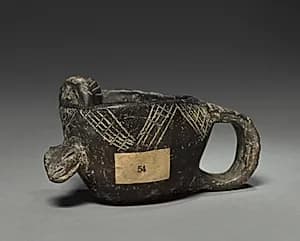 Dish with Handle by Unknown Artist