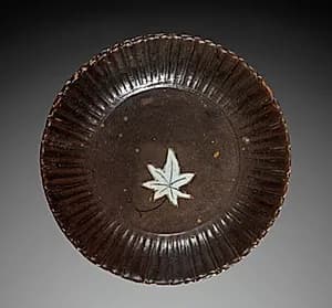Dish with Maple Leaf by Unknown Artist