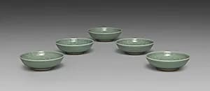 Dishes with Ivy by Seifū Yohei III (Japanese, 1851–1914)