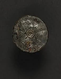 Disk Ornament by Unknown Artist