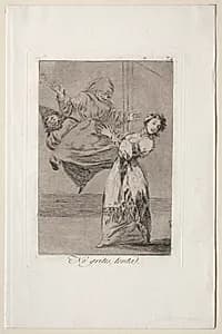 Don't Scream Stupid, Plate 74 by Francisco de Goya (Spanish, 1746–1828)