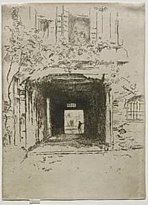 Doorway and Vine by James McNeill Whistler (American, 1834–1903)
