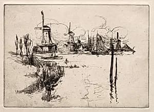 Dordrecht by John Henry Twachtman (American, 1853–1902)