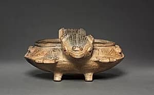 Double-Bat Bowl by Unknown Artist