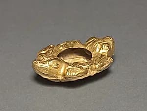 Double Crocodile Vessel by Unknown Artist