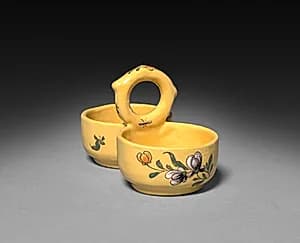 Double Salt Dish by Unknown Artist