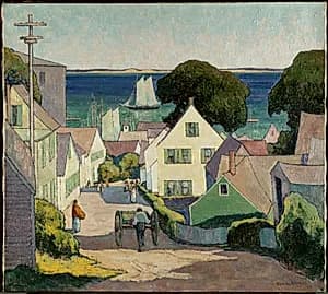 Down to the Harbor by George G. Adomeit (American, 1879–1967)