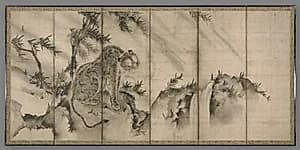 Dragon and Tiger by Sesson Shūkei (Japanese, c. 1492–c. 1577)