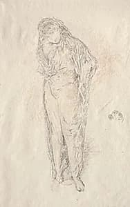 Draped Figure Standing by James McNeill Whistler (American, 1834–1903)