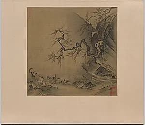 Drinking in the Moonlight by Ma Yuan (Chinese, c. 1150–after 1255)