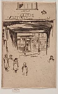 Drury Lane by James McNeill Whistler (American, 1834–1903)