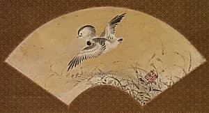 Duck in Flight by Shikibu Terutada (Japanese, active mid-1500s)