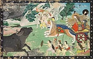 Durga Slaying Mahisha by Unknown Artist
