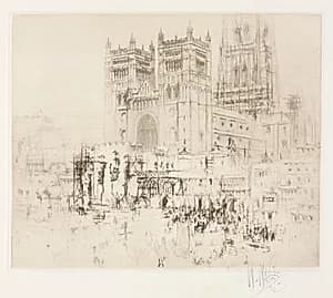 Durham Cathedral by William Walcot (British, 1874–1943)