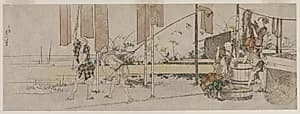Dyers at Work by Katsushika Hokusai (Japanese, 1760–1849)