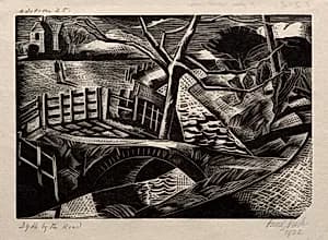 Dyke by the Road by Paul Nash (British, 1889–1946)