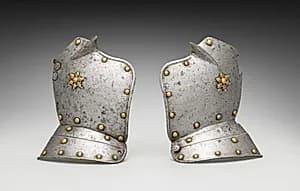 Ear Pieces of a Helmet by Unknown Artist