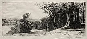Early Morning, Richmond Park by Francis Seymour Haden (British, 1818–1910)