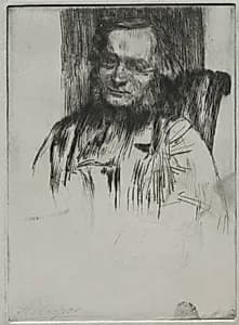 Edwin Edwards by Alphonse Legros (French, 1837–1911)