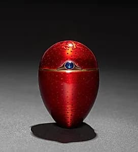 Egg by Alexander Edward Tillander (Russian, 1837–1918)
