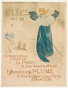 Elles:  Frontispiece by Henri de Toulouse-Lautrec (French, 1864–1901)