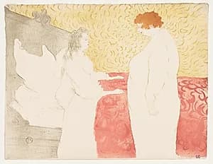 Elles: Woman in Bed by Henri de Toulouse-Lautrec (French, 1864–1901)